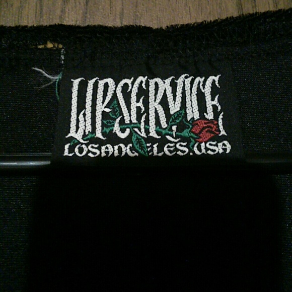 Authentic Vintage Lip Service Crushed Velvet Top - Picture 2 of 8